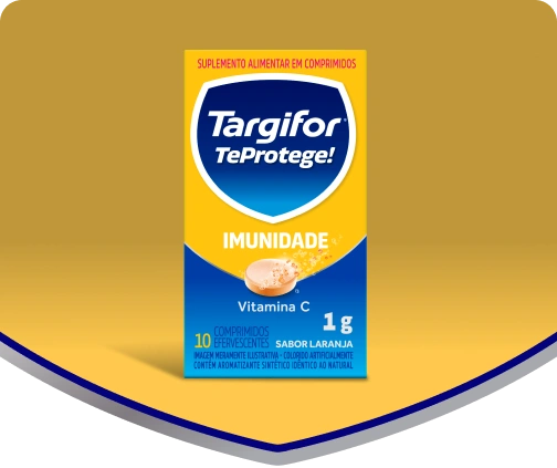 Embalagem do suplemento Targifor TeProtege! Comprimidos Efervescentes