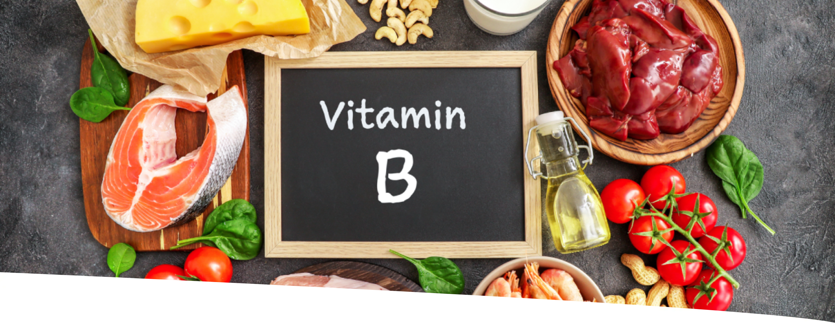 Alimentos que possuem vitamina do complexo B como salmão, queijo, castanha, tomate e outros